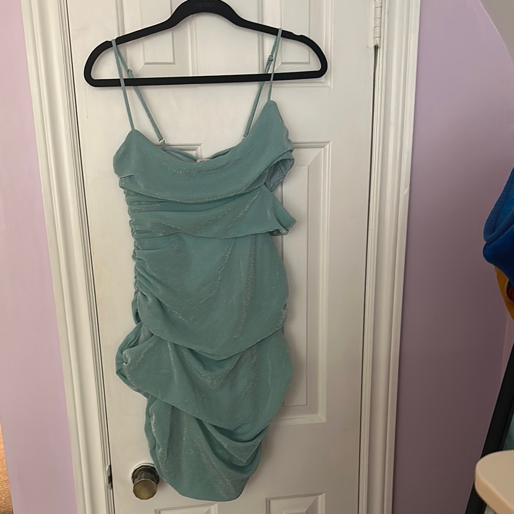 Oh Polly Blue Mini Dress